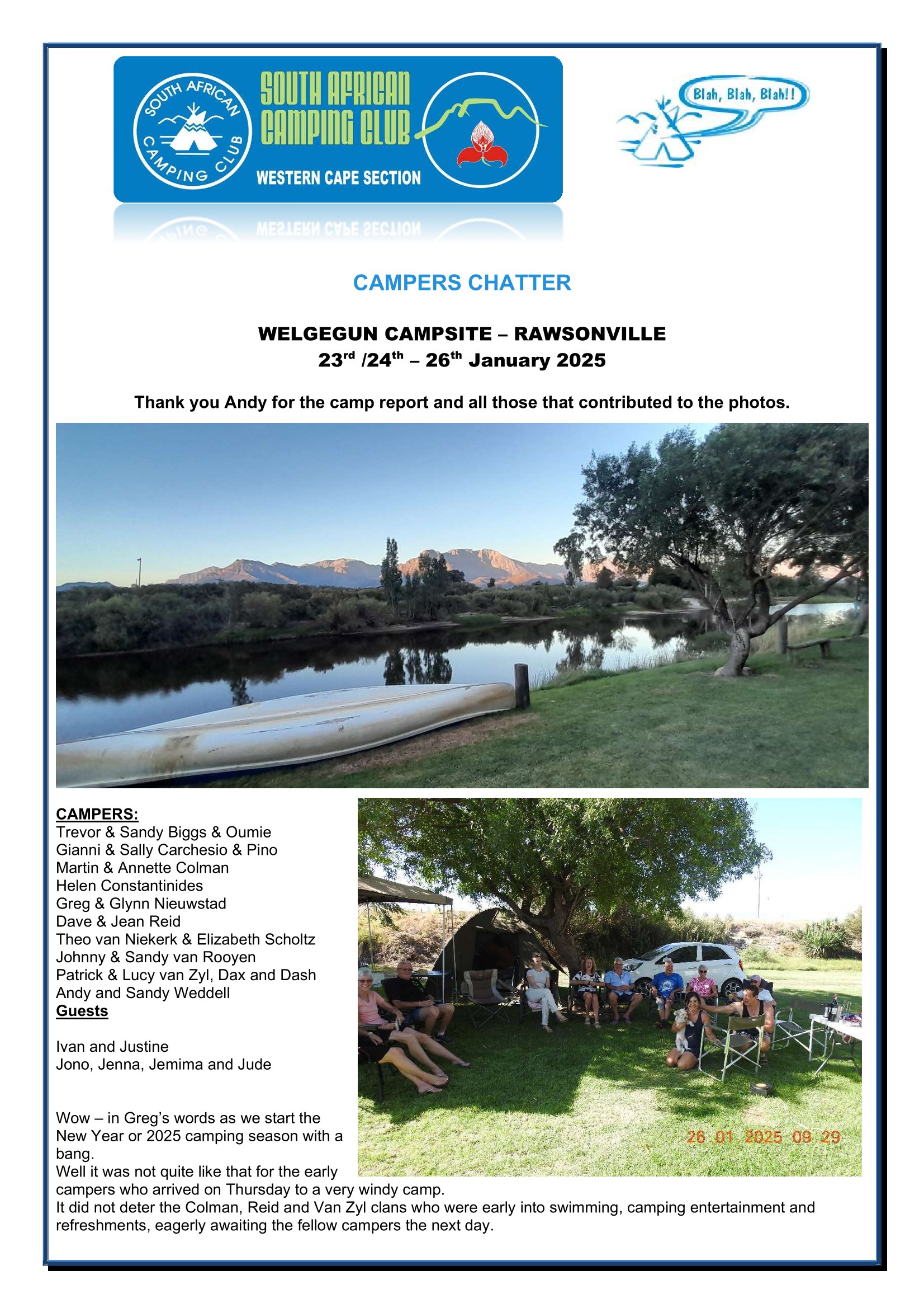 CAMPERS CHATTER - 2025-01-1