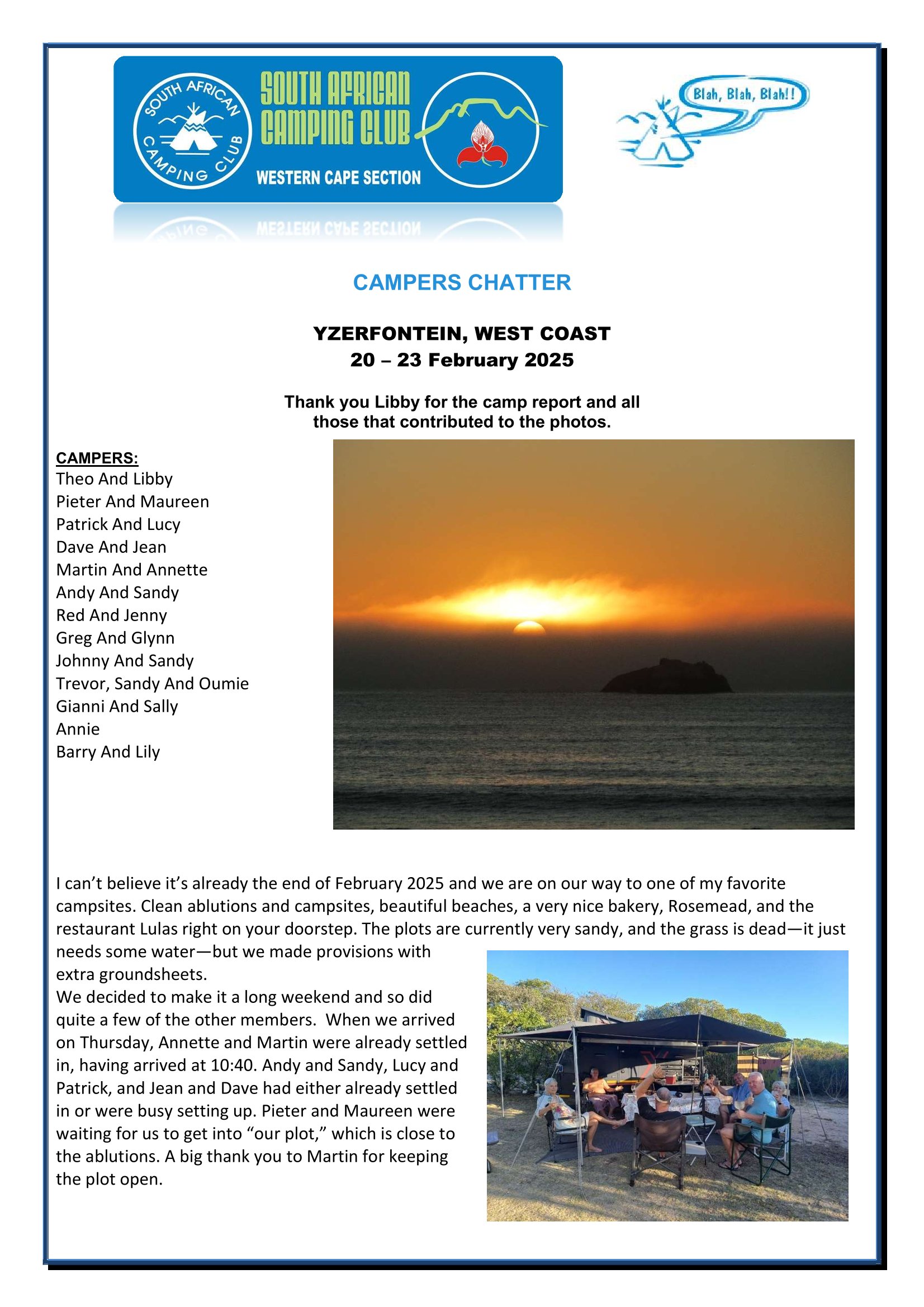 CAMPERS CHATTER - 2025-02-1
