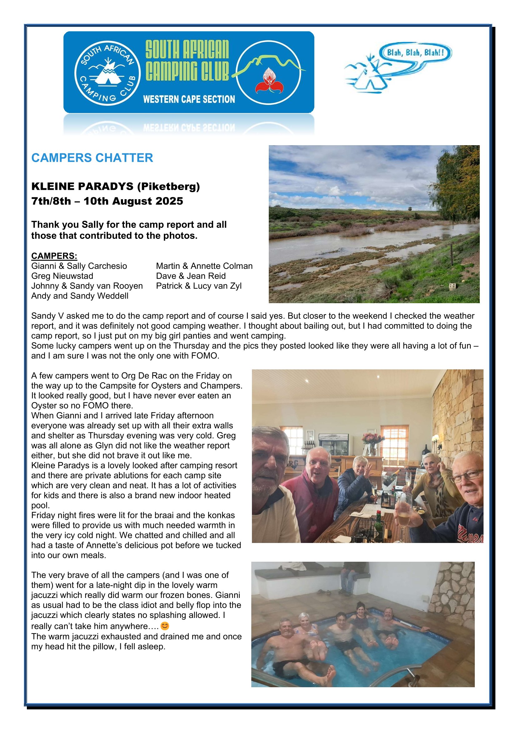 CAMPERS CHATTER - 2025-08-1