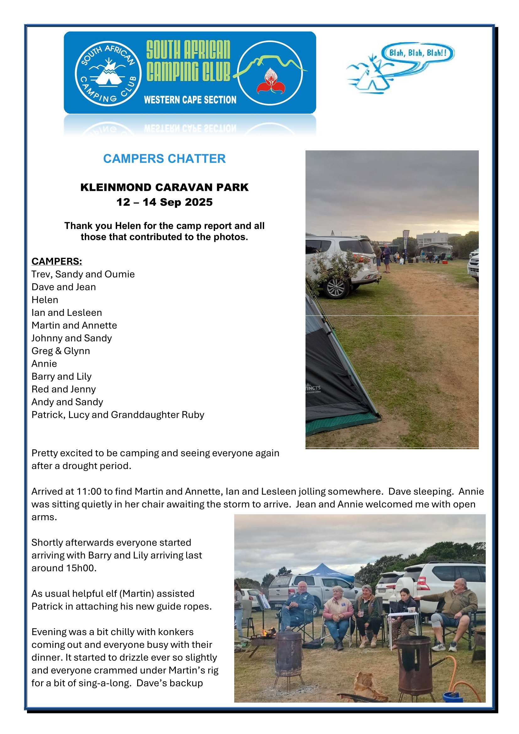 CAMPERS CHATTER - 2025-09-1