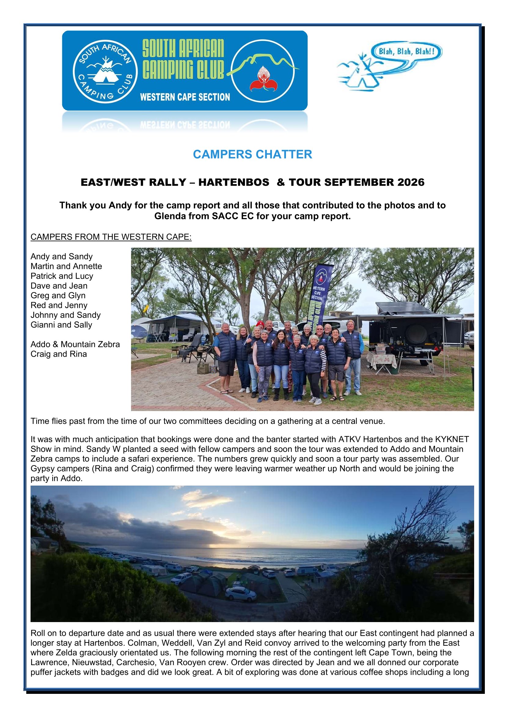 CAMPERS CHATTER - 2026-09-1